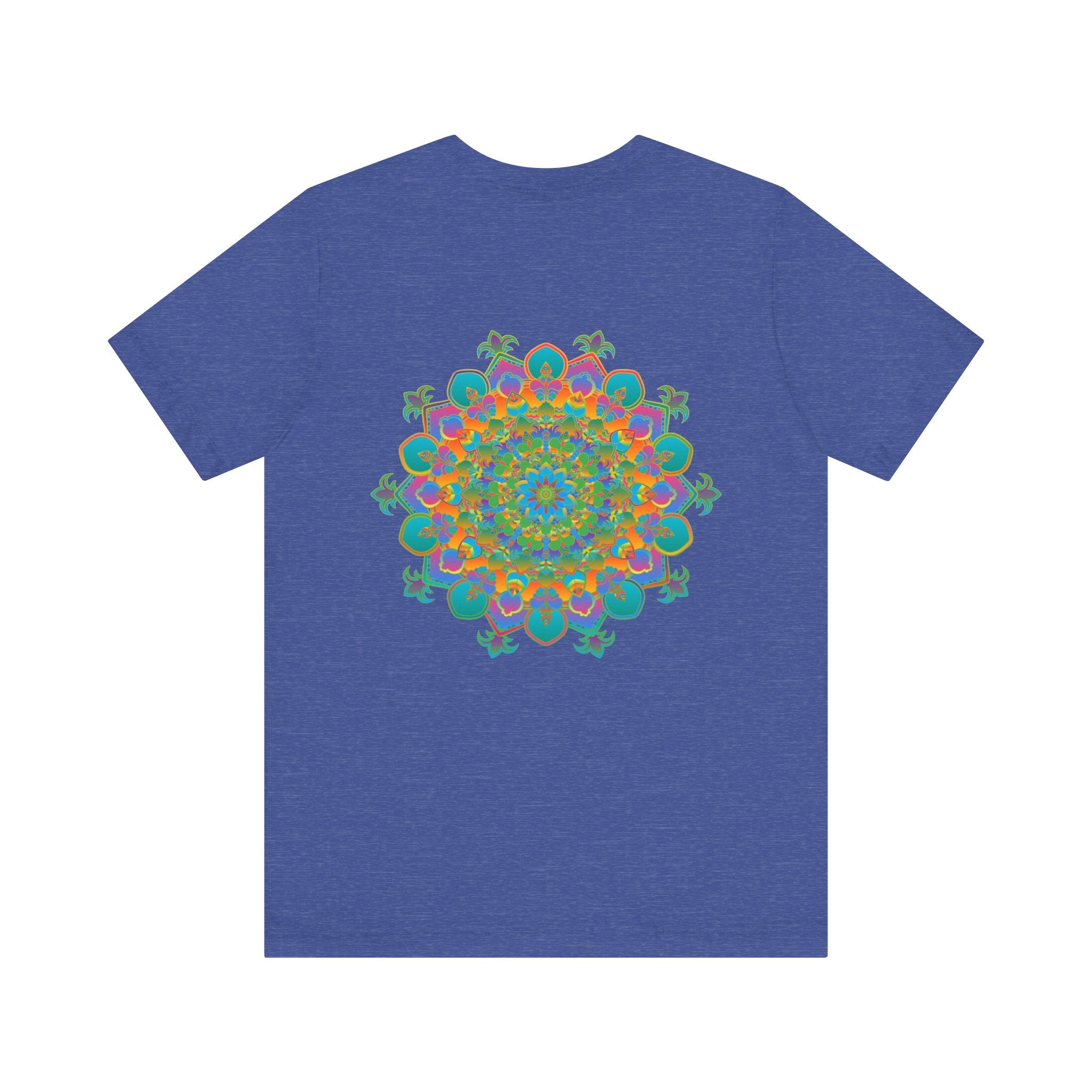 Vibrant Mandala Tee featuring intricate design for Spiritual Peace & Harmony