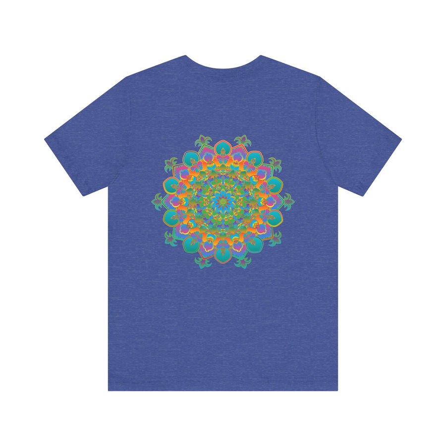 Vibrant Mandala Tee featuring intricate design for Spiritual Peace & Harmony