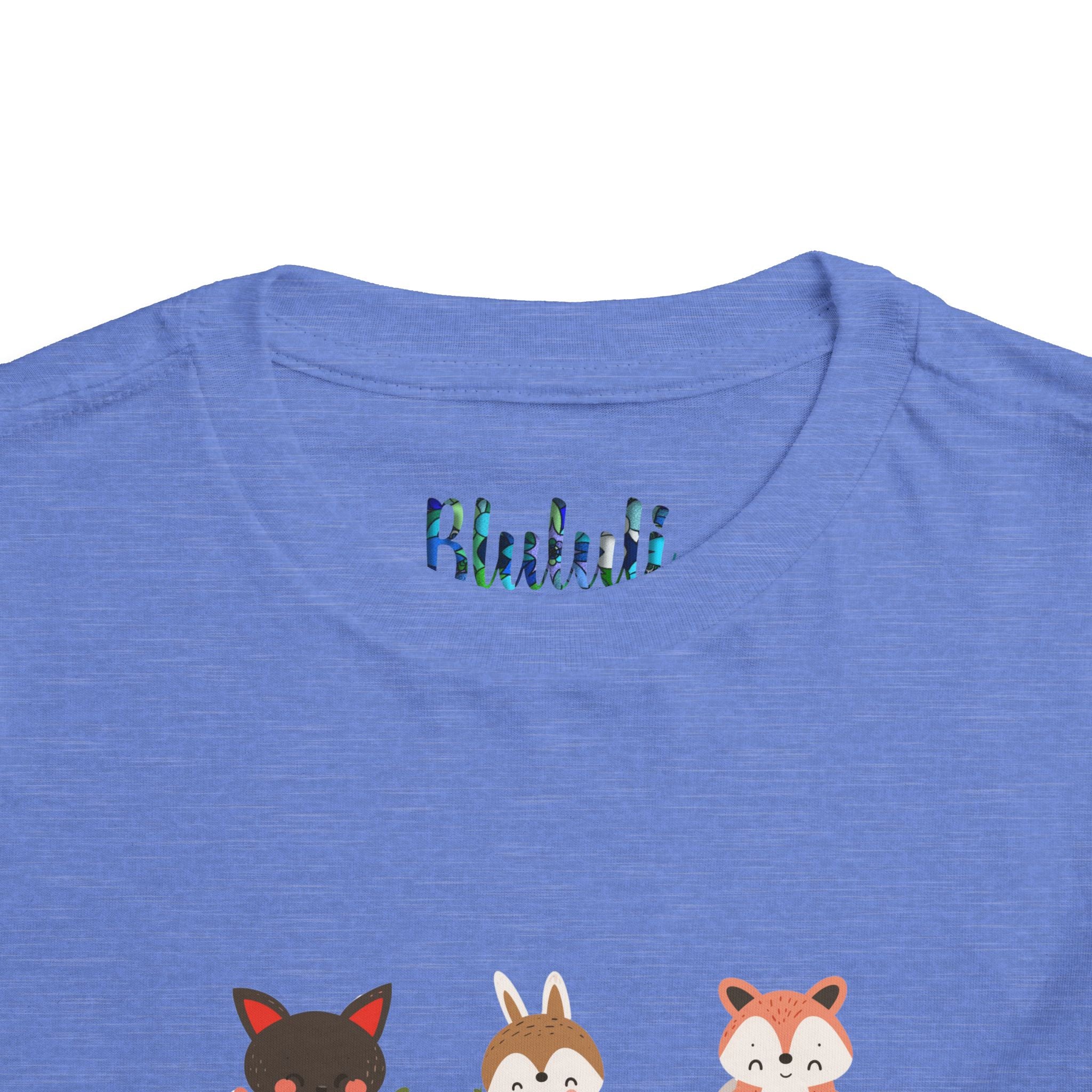Animal Love Toddler Tee, Cute Cartoon Animals T-Shirt for Kids