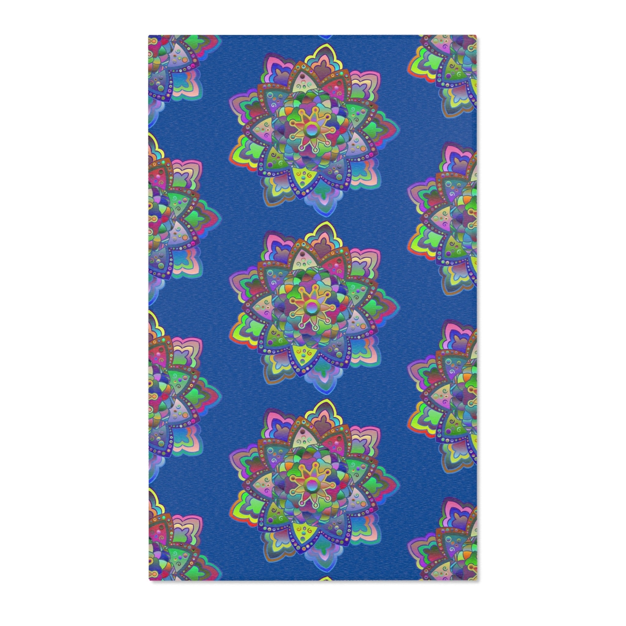 Area Rugs Featuring Hand - Drawn Mandala Designs - Blululi