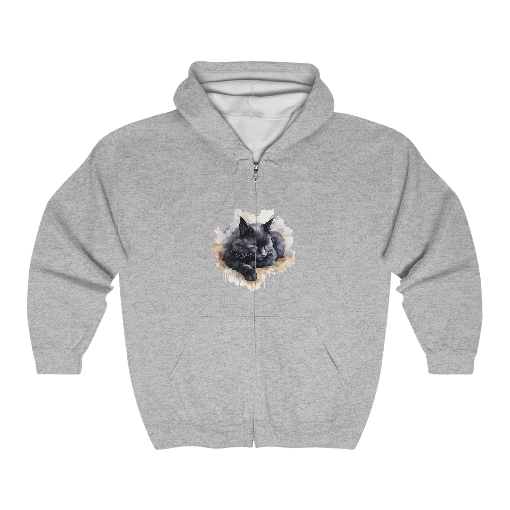 Black Cat Dream Hoodie - Soft & Cozy Hoodie - Blululi