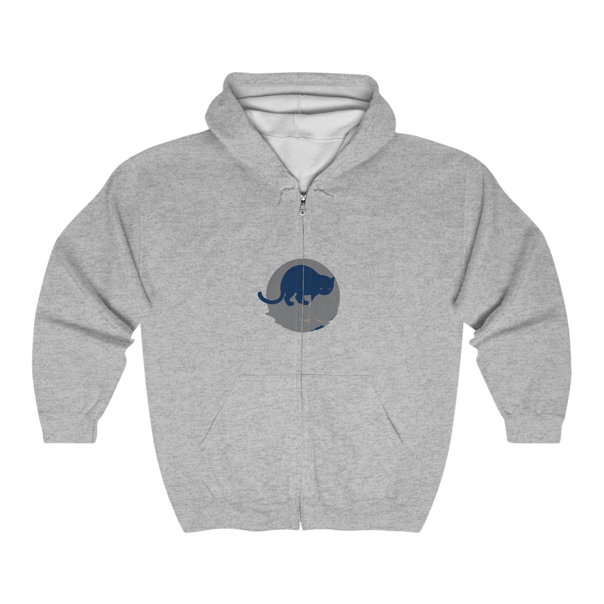 Black Cat Watercolor Hoodie - Mystical Pet Design Hoodie - Blululi