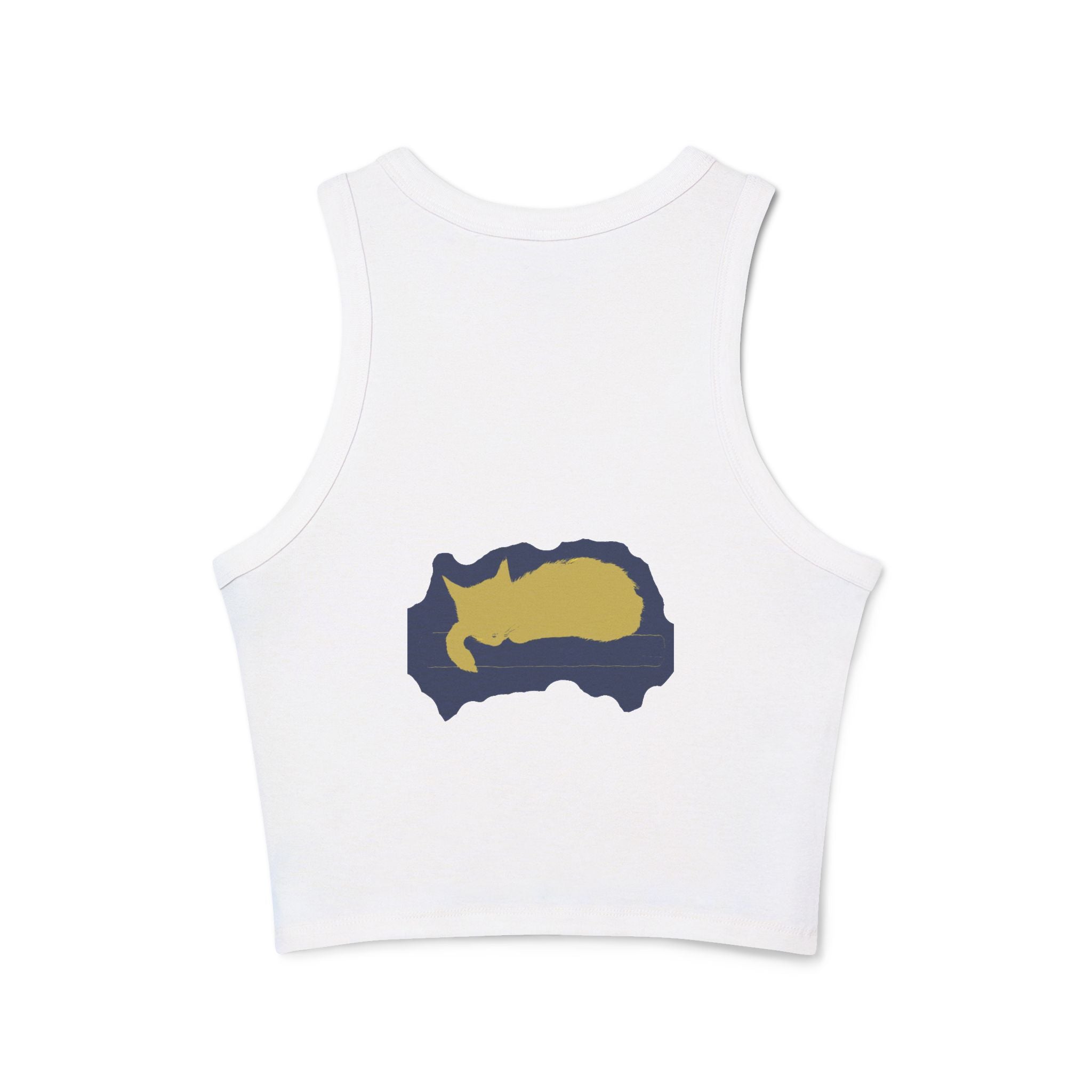 Black Cat Watercolor Racerback Tank Top - Sleep Tight! Tank Top - Blululi
