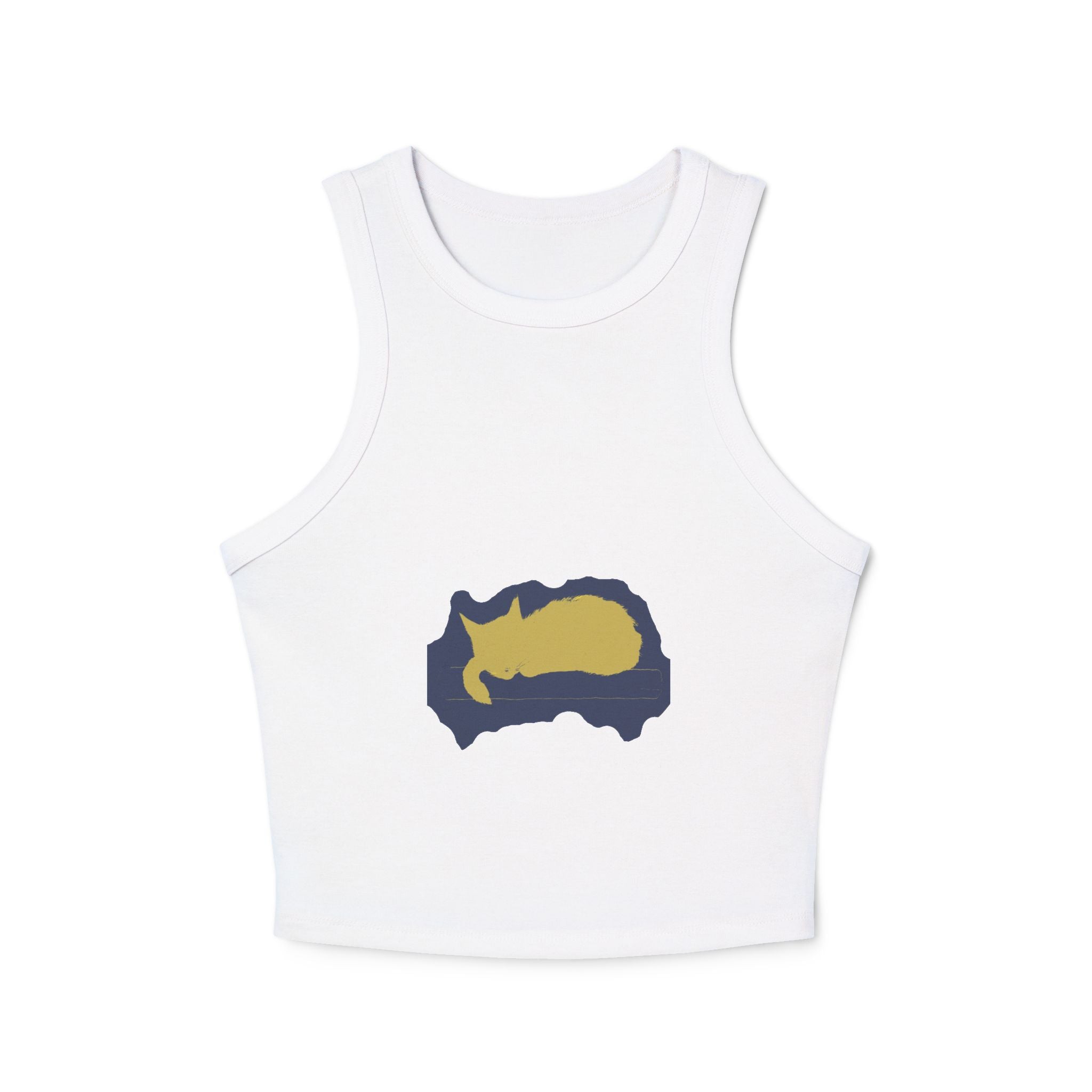 Black Cat Watercolor Racerback Tank Top - Sleep Tight! Tank Top - Blululi