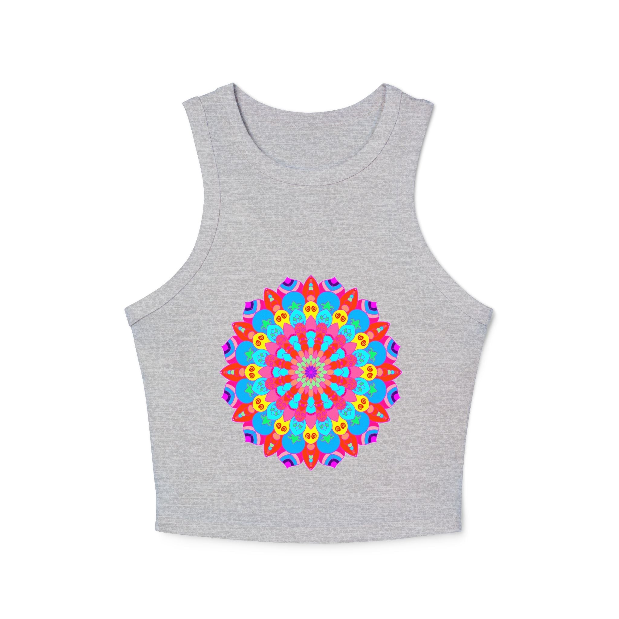 Bohemian Mandala Racerback Tank Top Tank Top - Blululi