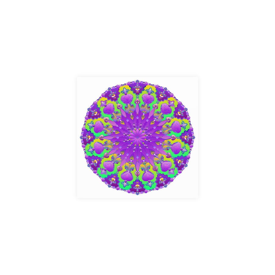 Colorful Mandala Art Poster - Intricate Design Poster - Blululi