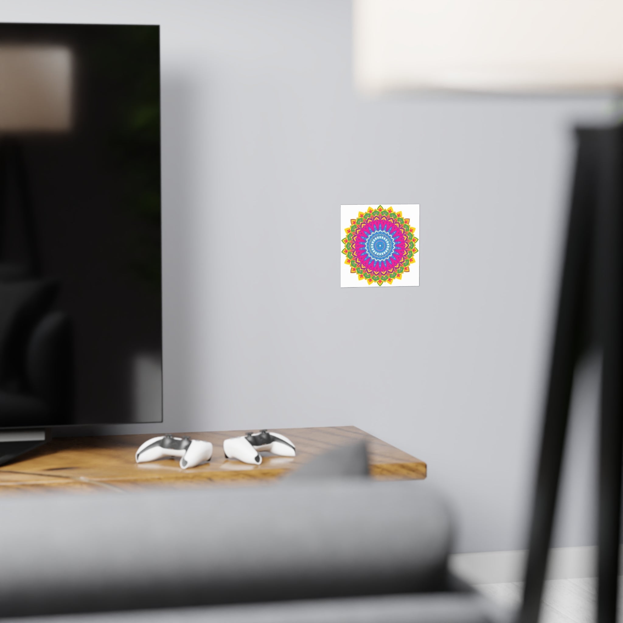 Colorful Mandala Art Print - Boho Home Decor Poster - Blululi