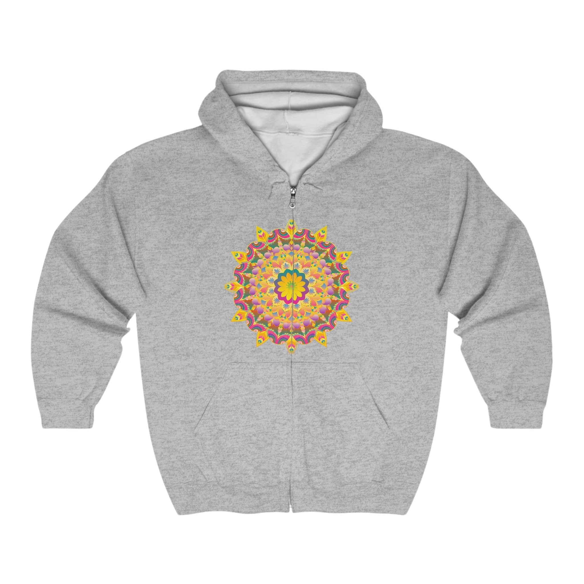 Colorful Mandala Hoodie - Bohemian Style Hoodie - Blululi