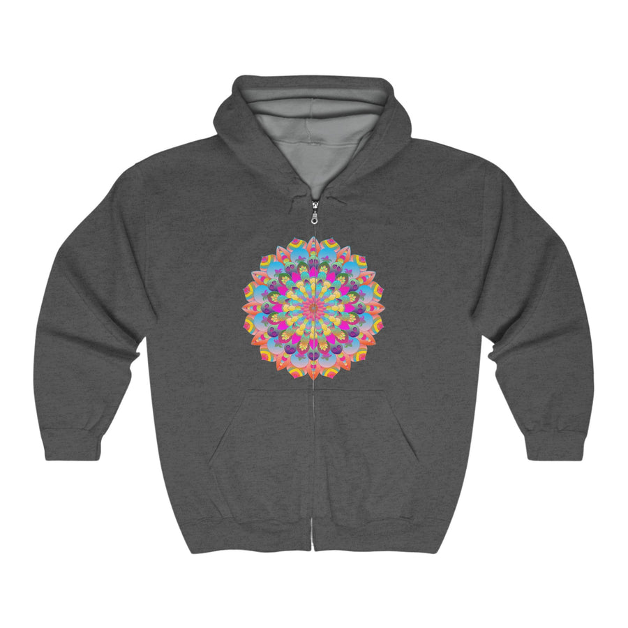 Colorful Mandala Hoodie - Psychedelic Art Hoodie - Blululi