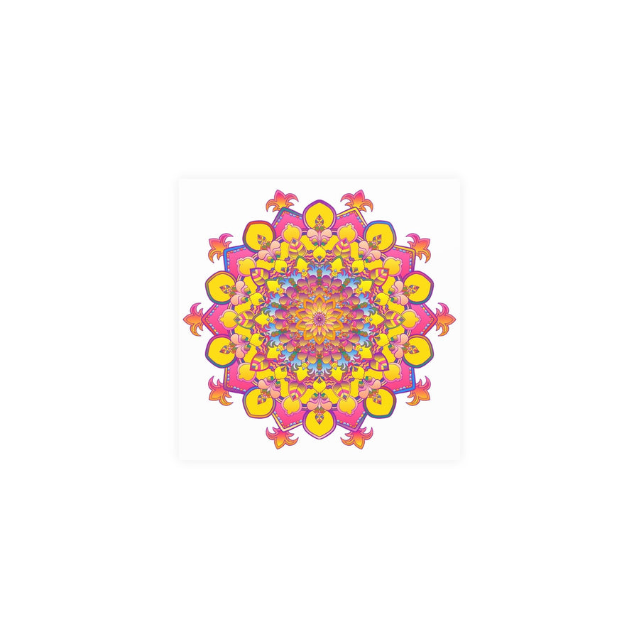 Colorful Mandala Poster - Intricate Art Print Poster - Blululi