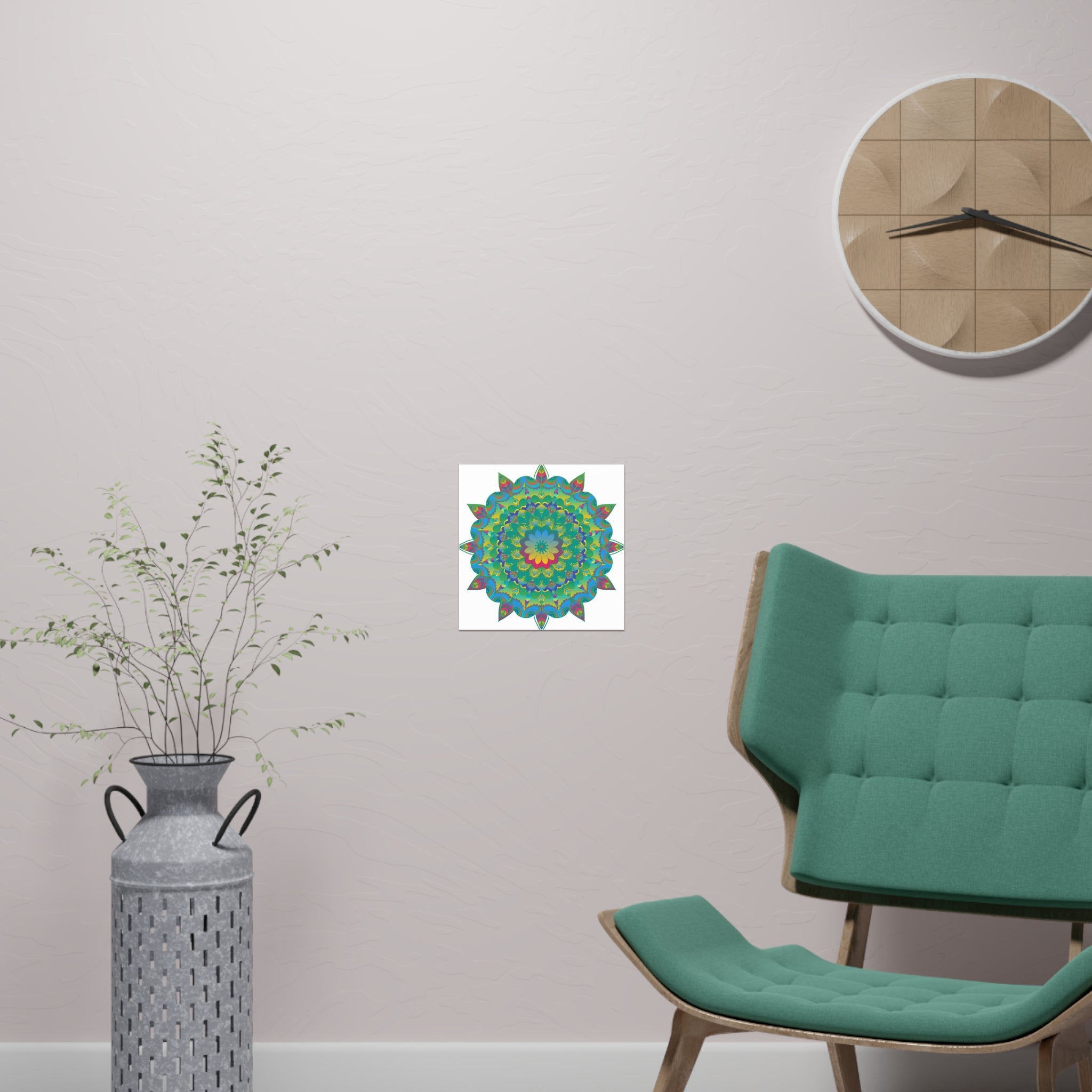 Colorful Mandala Poster - Intricate Art Print Poster - Blululi