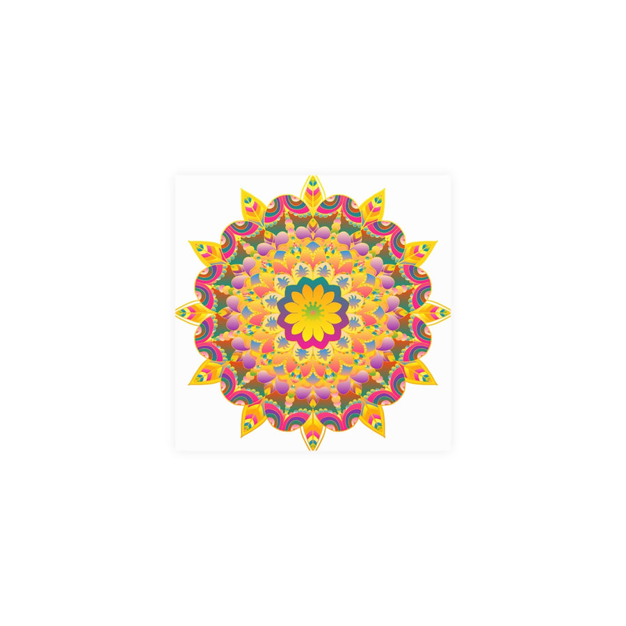 Colorful Mandala Poster - Unity & Harmony Poster - Blululi