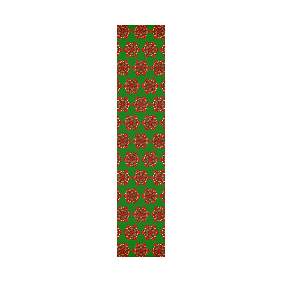 Festive Green Mandala Gift Wrap Paper - Premium Quality for Christmas Gifts 1 - Blululi