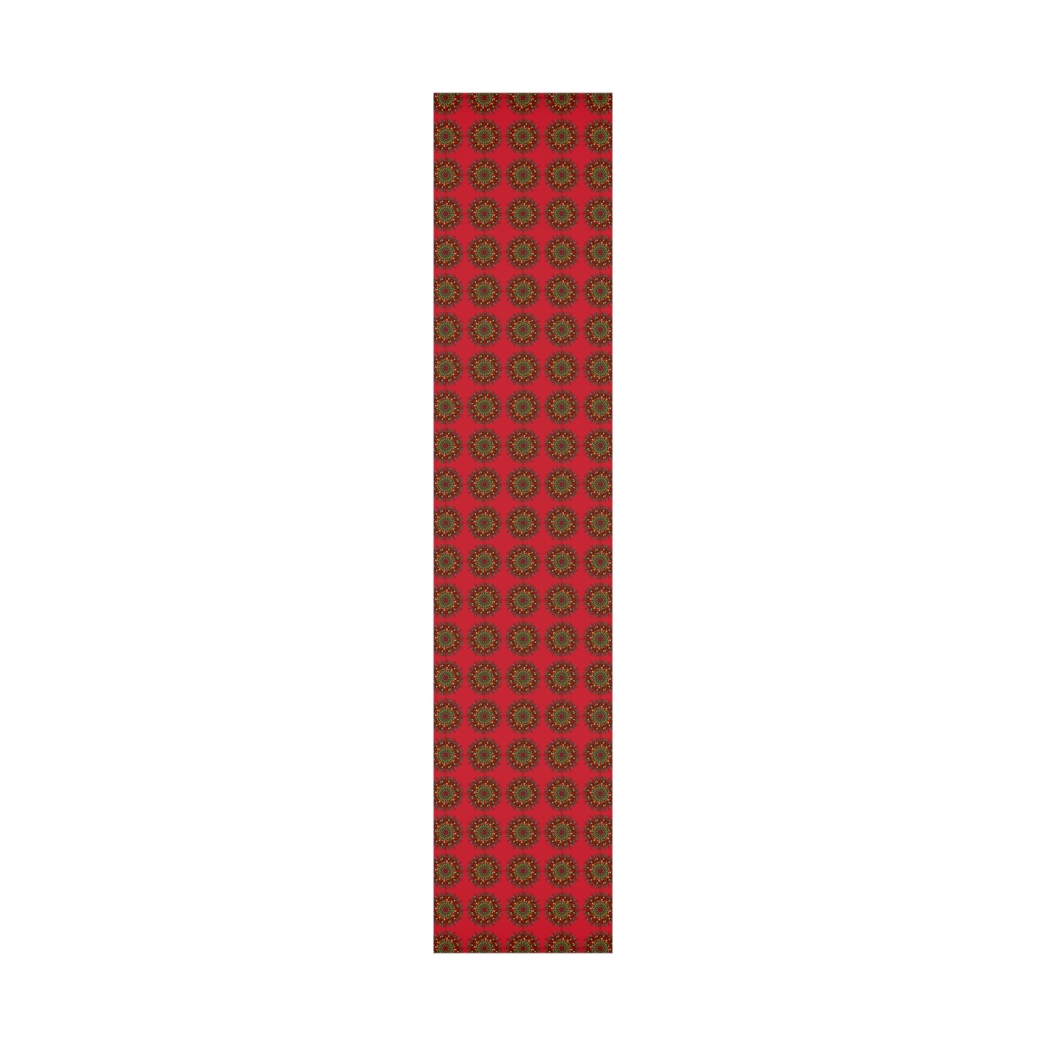 Festive Red Mandala Gift Wrap Paper - Premium Quality for Christmas Gifts - Blululi