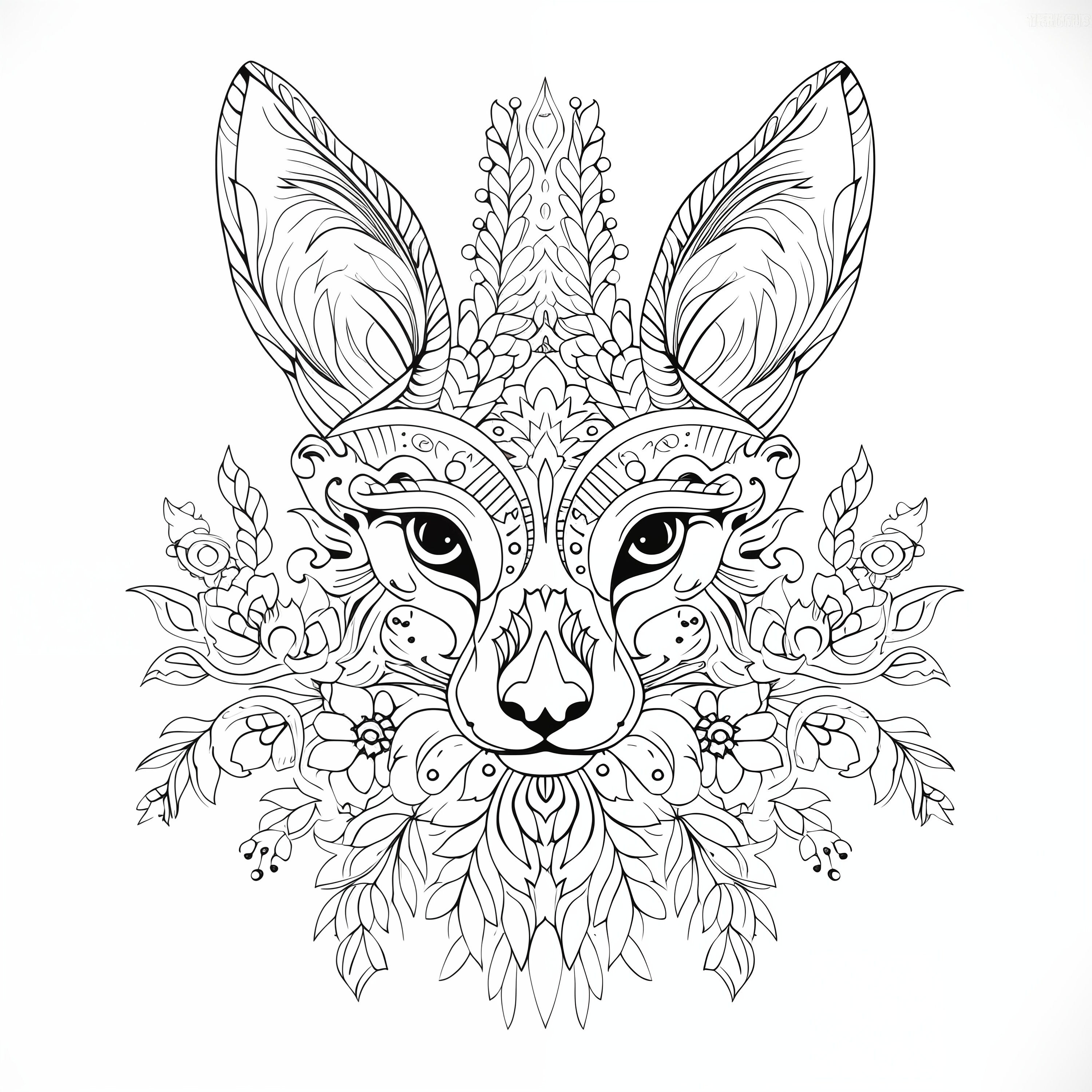 Blululi Mandala-Tiere-Malvorlagen – 30 einzigartige Designs