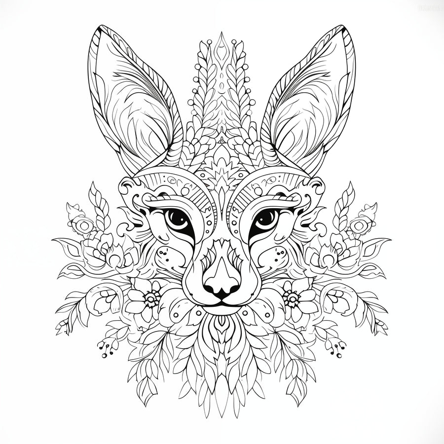 Blululi Mandala-Tiere-Malvorlagen – 30 einzigartige Designs