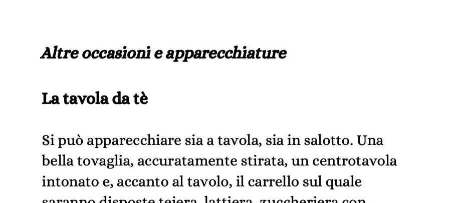 Kompletter Leitfaden: L'Arte di Apparecchiare la Tavola con Eleganza - PDF Stampabile da Complementi & C. di Blululi - 12 Seiten