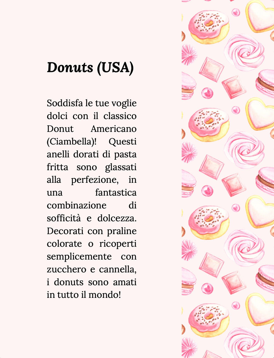 Modellbuch der Ricette di Mondo – Abmessungen A4 und 8,5x11 Zoll