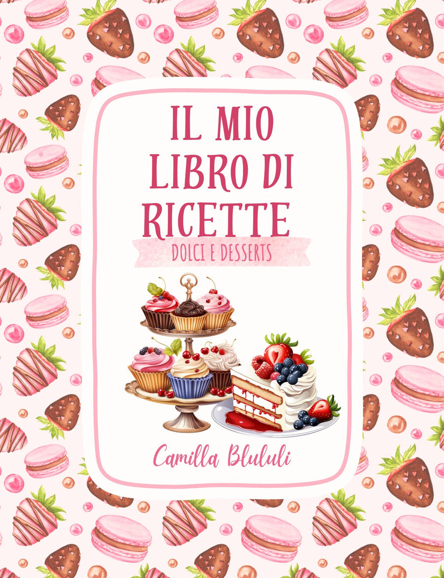 Modellbuch der Ricette di Mondo – Abmessungen A4 und 8,5x11 Zoll