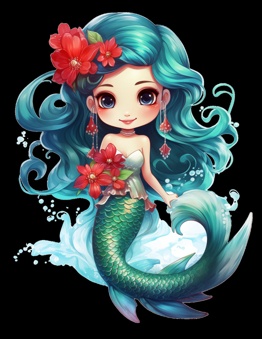 Blululi Meerjungfrau Clipart-Paket - 40 PNG