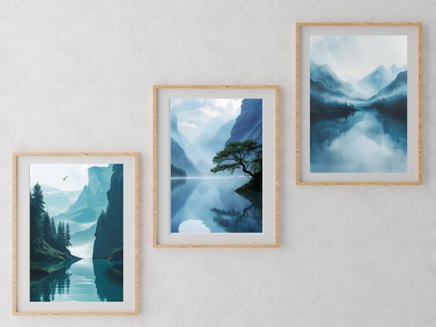 Blululi Minimal Scenery Digital Prints - 4 Sizes
