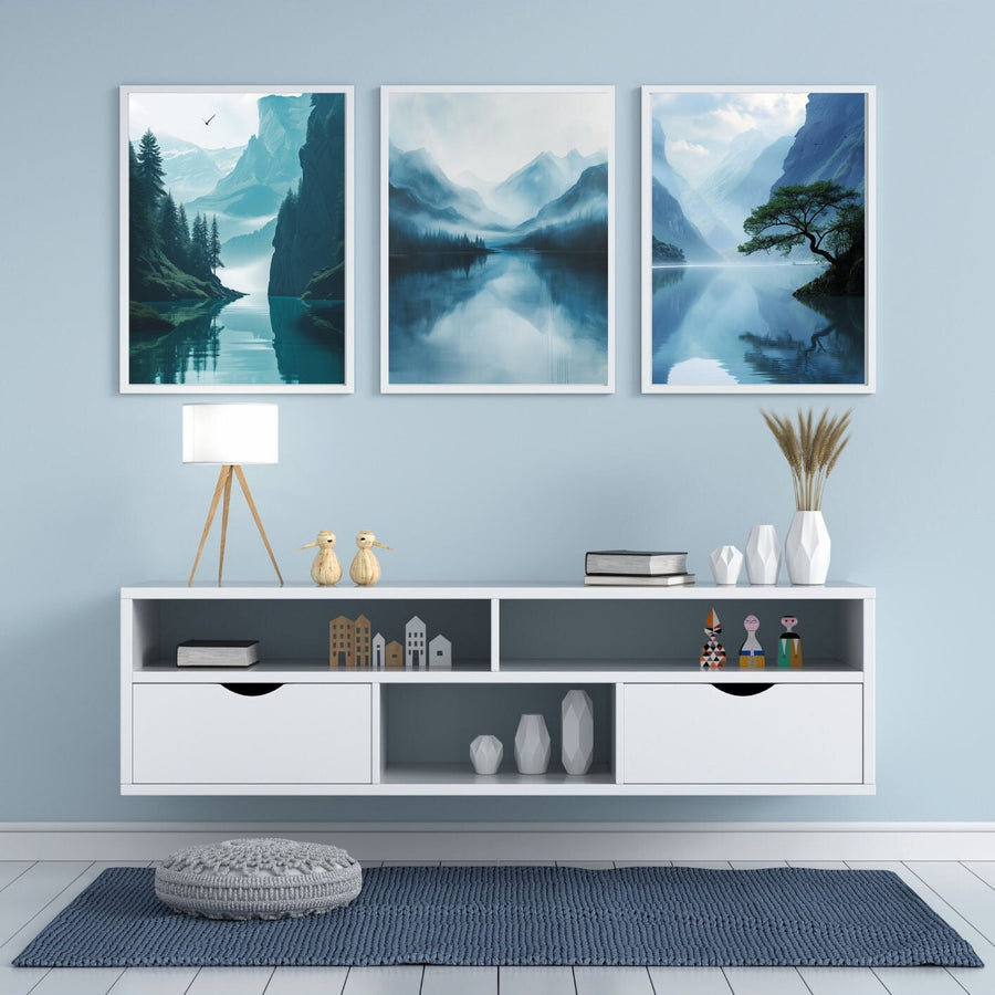 Blululi Minimal Scenery Digital Prints - 4 Adaptable Sizes