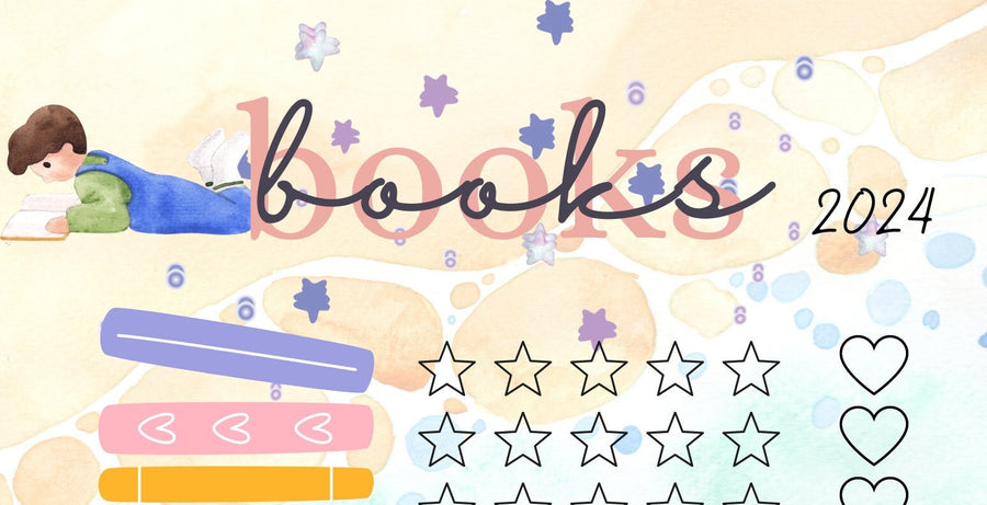 10-page printable PDF for keeping track of your reading journey and rating books