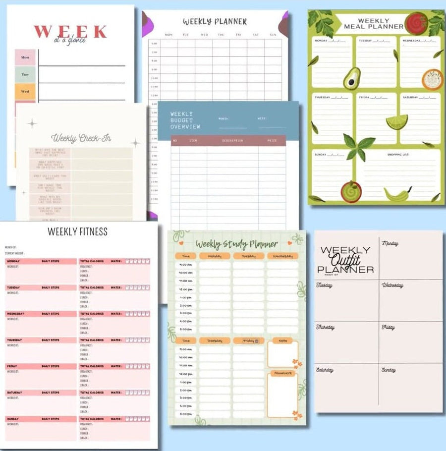 Blululi Weekly Journal - Vielseitig, mit festlichen Themen