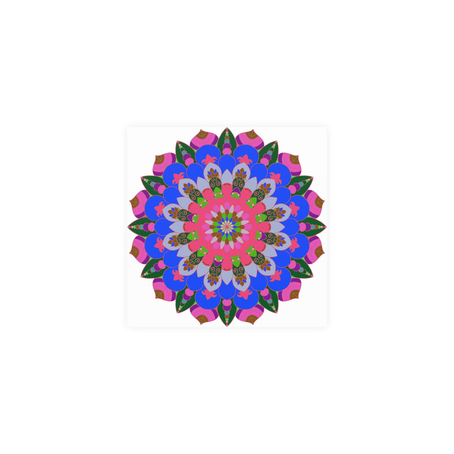 Intricate Mandala Poster - Colorful Circular Art Poster - Blululi