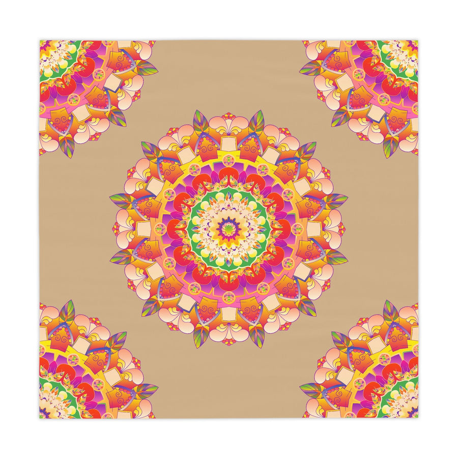 Intricate Mandala Tablecloth - Vibrant Colors Home Decor - Blululi