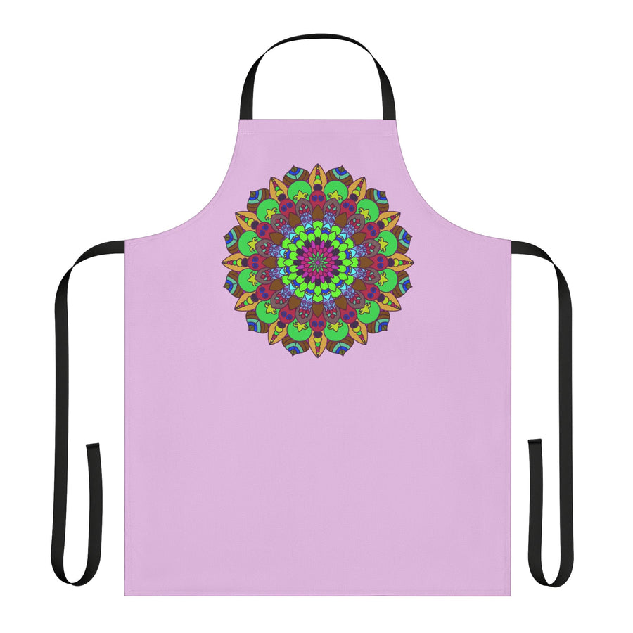 Lilac Mandala Apron - Intricate Art Kitchenwear All Over Prints - Blululi