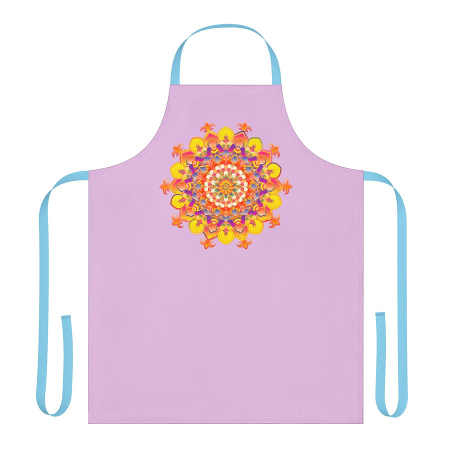 Lilac Mandala Art Apron - Kitchen Decor All Over Prints - Blululi
