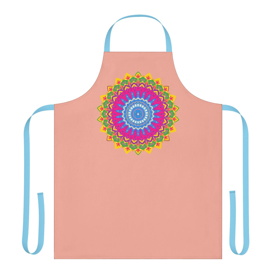 Mandala Art Apron - Apricot Blossom All Over Prints - Blululi
