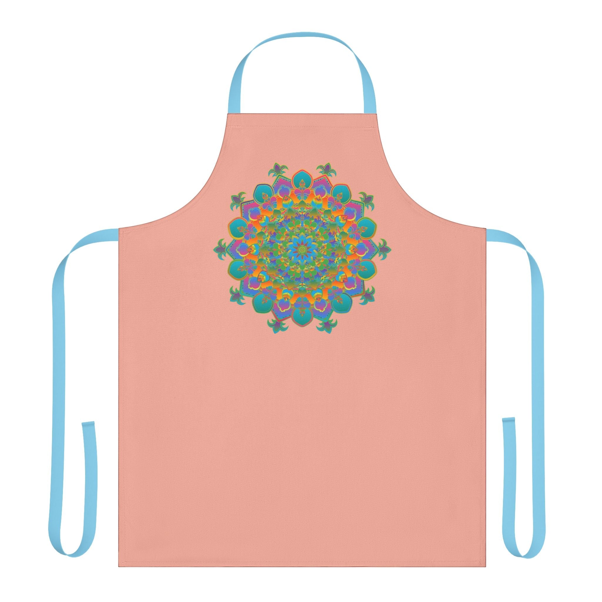 Mandala Art Apron - Apricot - Colorful Kitchen Decor All Over Prints - Blululi