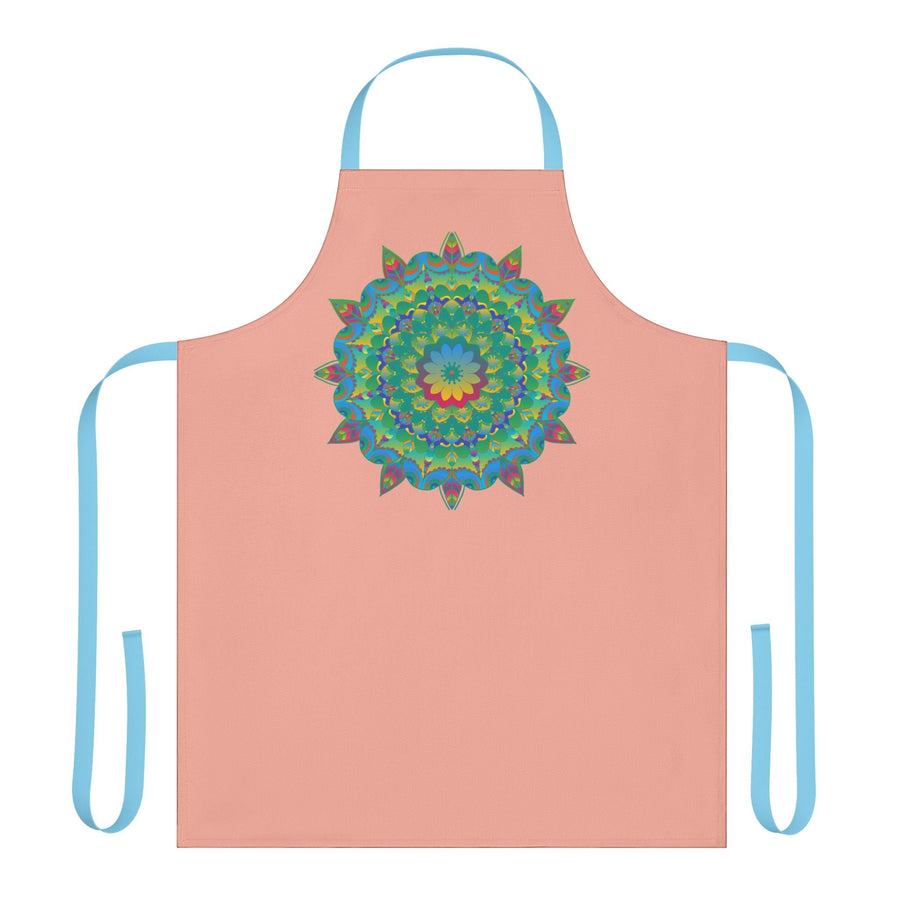 Mandala Art Apron - Apricot Delight All Over Prints - Blululi