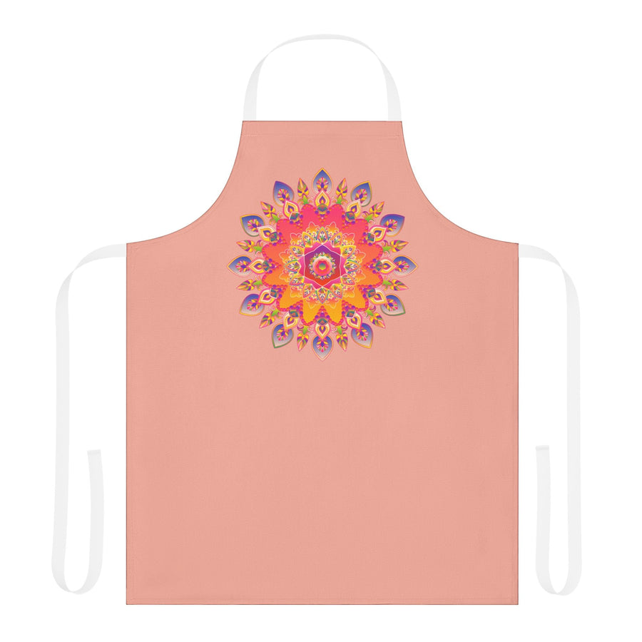 Mandala Art Apron - Apricot Dream All Over Prints - Blululi