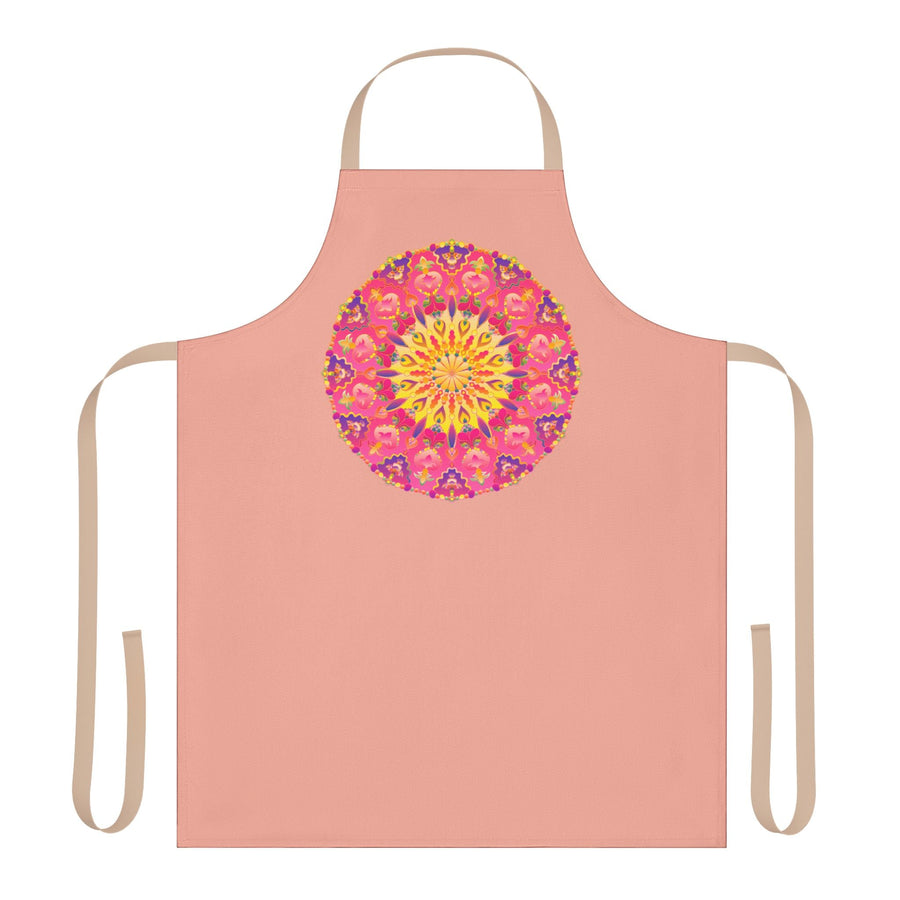 Mandala Art Apron - Apricot Dream All Over Prints - Blululi