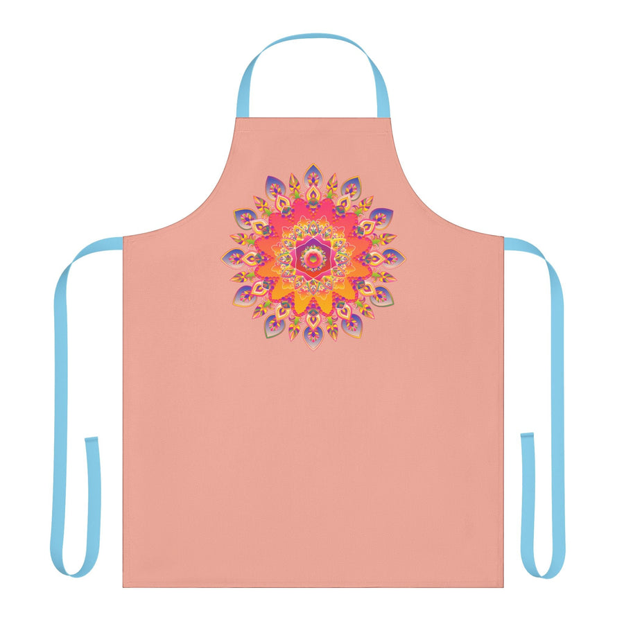 Mandala Art Apron - Apricot Dream All Over Prints - Blululi