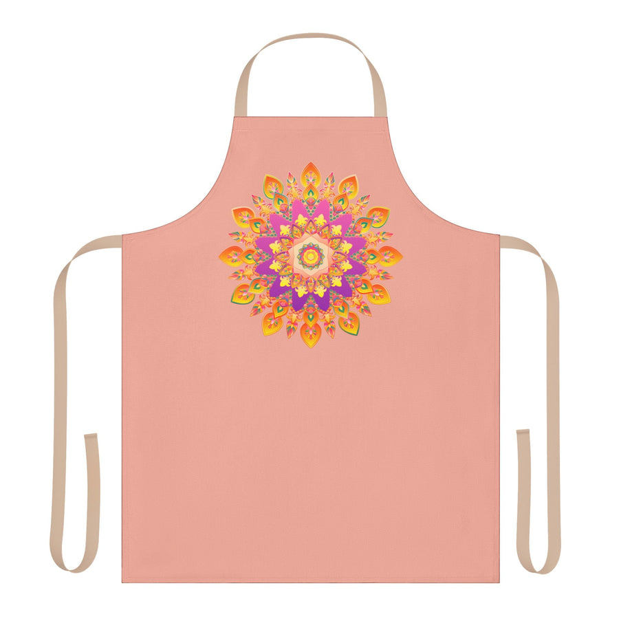 Mandala Art Apron - Apricot Dream All Over Prints - Blululi