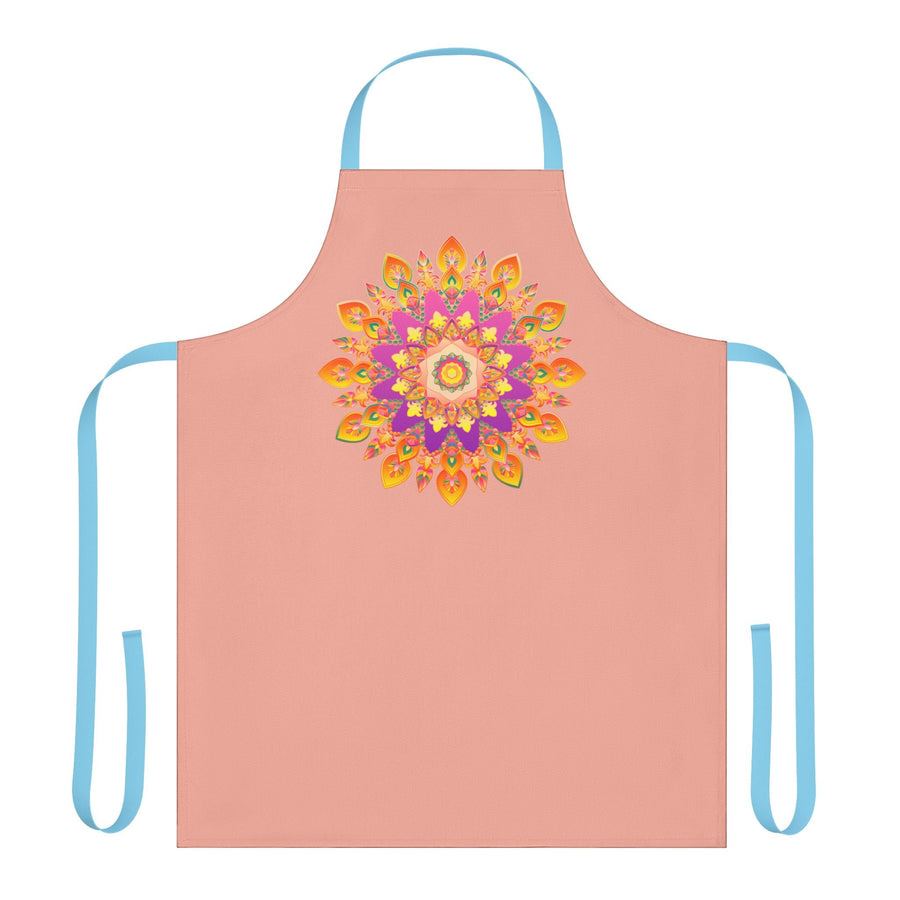 Mandala Art Apron - Apricot Dream All Over Prints - Blululi