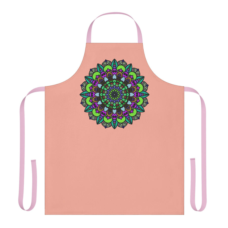 Mandala Art Apron - Apricot - Kitchen Decor All Over Prints - Blululi