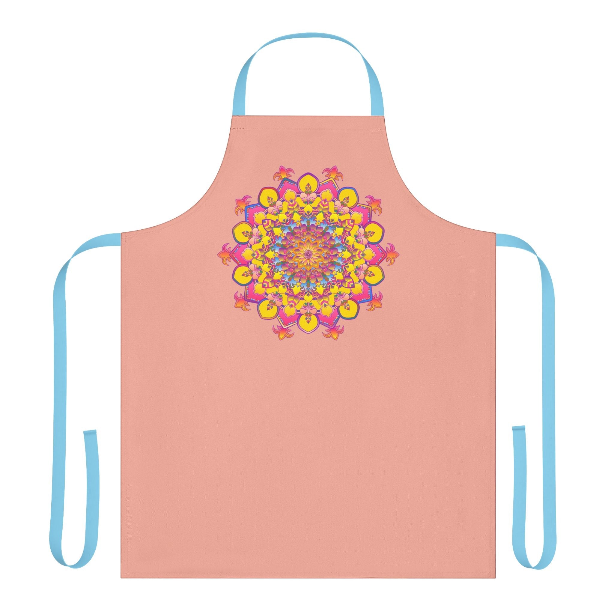 Mandala Art Apron - Apricot Kitchen Decor All Over Prints - Blululi