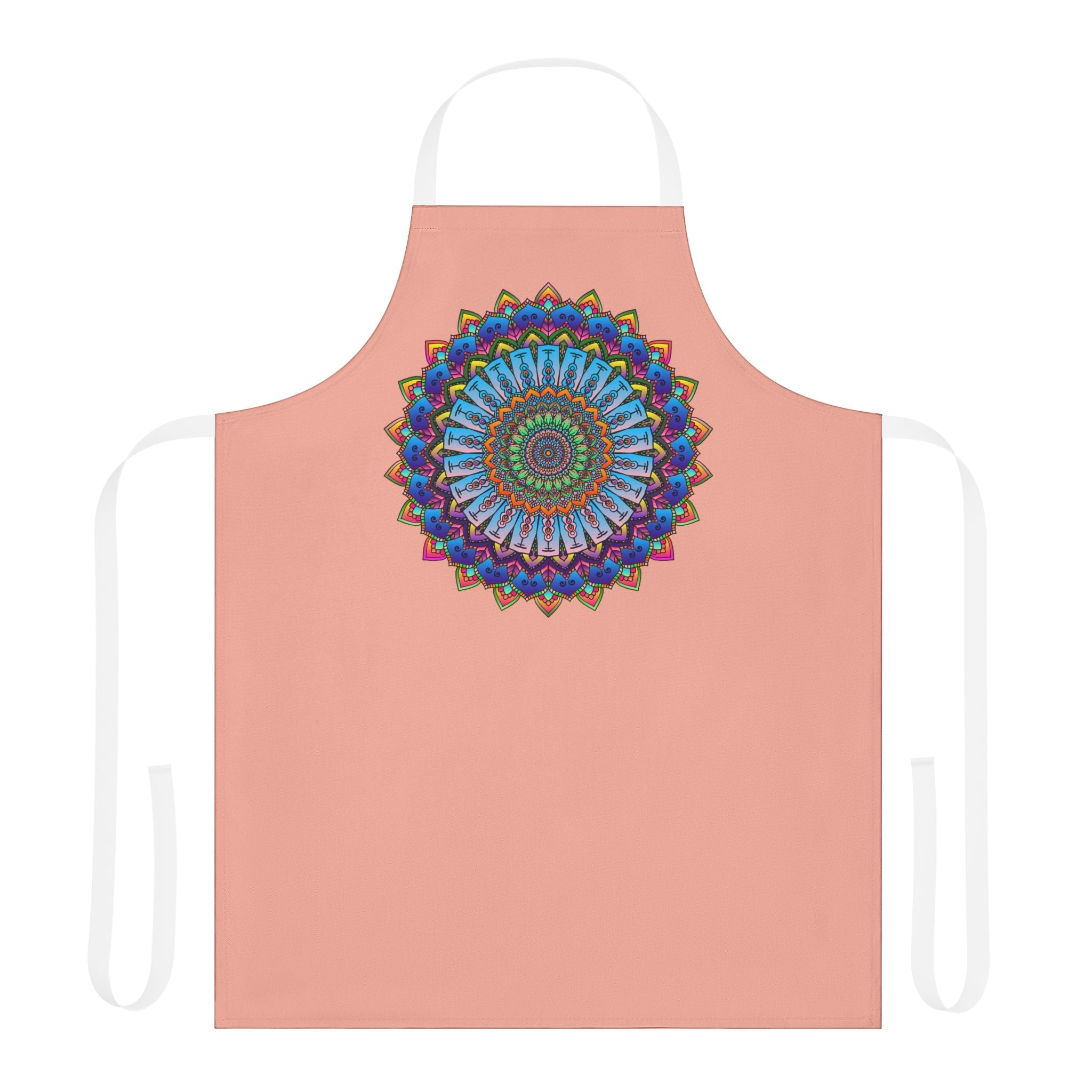Mandala Art Apron - Colorful & Intricate All Over Prints - Blululi