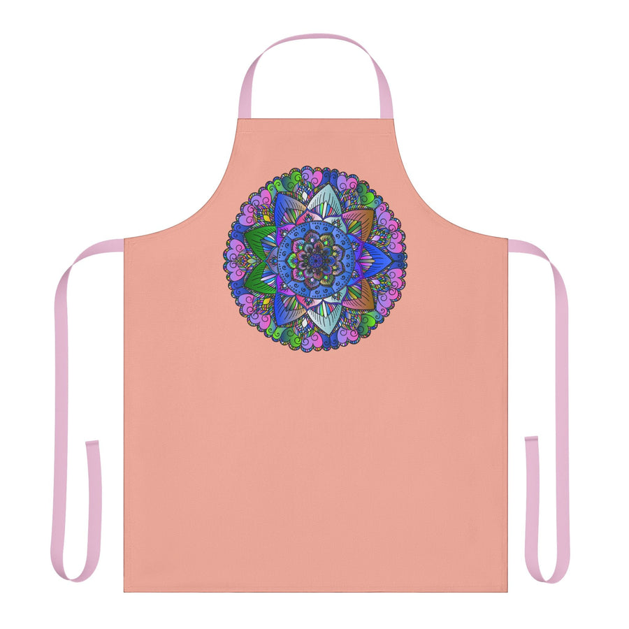 Mandala Art Apron - Colorful & Tranquil All Over Prints - Blululi