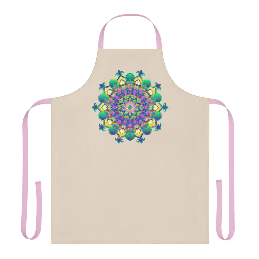 Mandala Art Apron - Colorful & Vibrant All Over Prints - Blululi