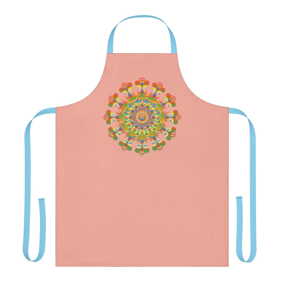 Mandala Art Apron - Colorful & Vibrant All Over Prints - Blululi