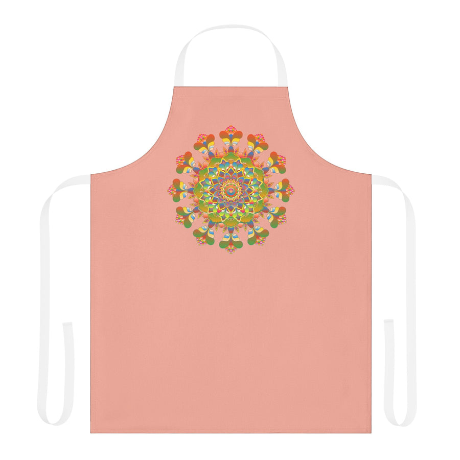 Mandala Art Apron - Colorful & Vibrant All Over Prints - Blululi