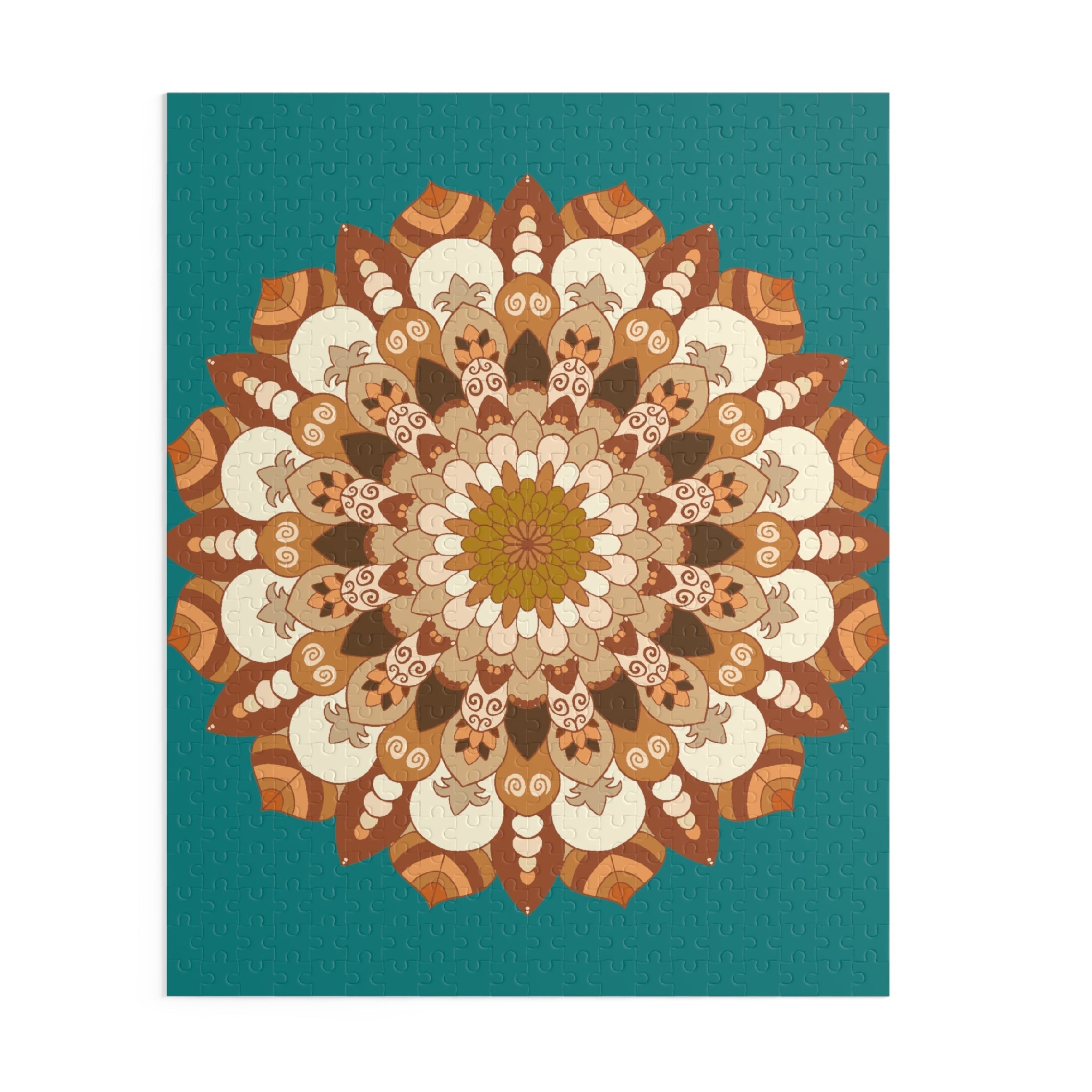 Mandala Art Puzzle - 252 & 500 Pieces Puzzle - Blululi