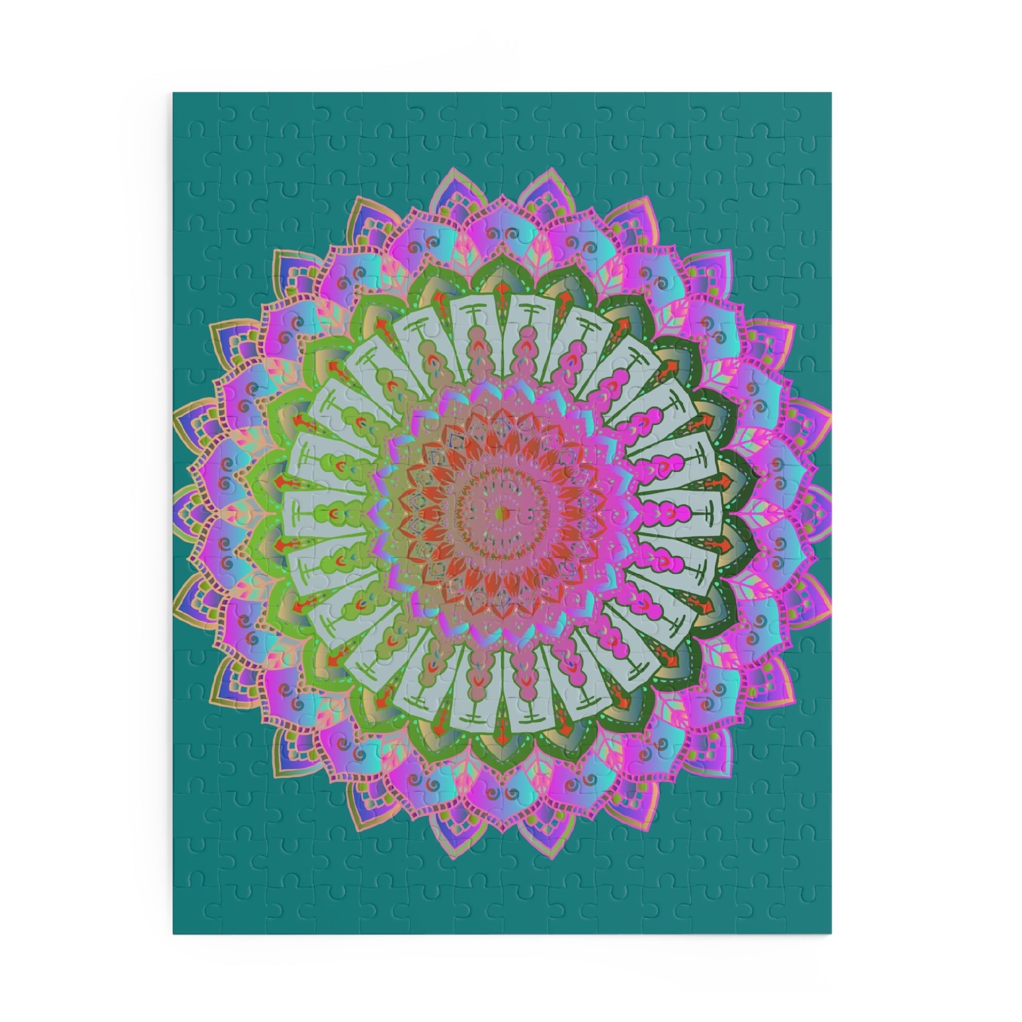 Mandala Art Puzzle - 252 & 500 Pieces Puzzle - Blululi
