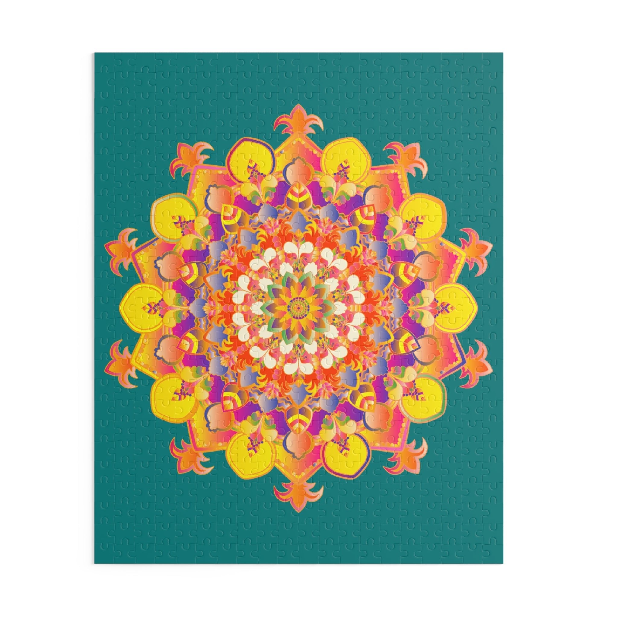 Mandala Art Puzzle - 252 & 500 Pieces Puzzle - Blululi